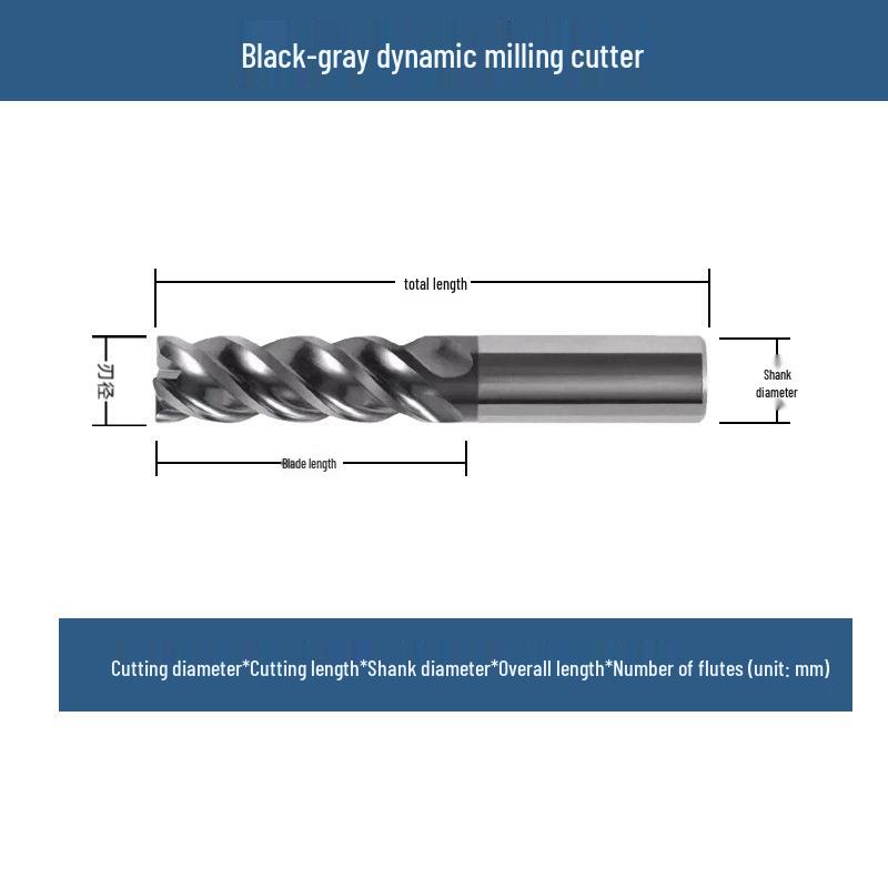 Yili Peak 70° Tungsten Steel Four-Flute End Mill: High-Hardness Alloy & Stainless Steel U-Groove CNC Tool.