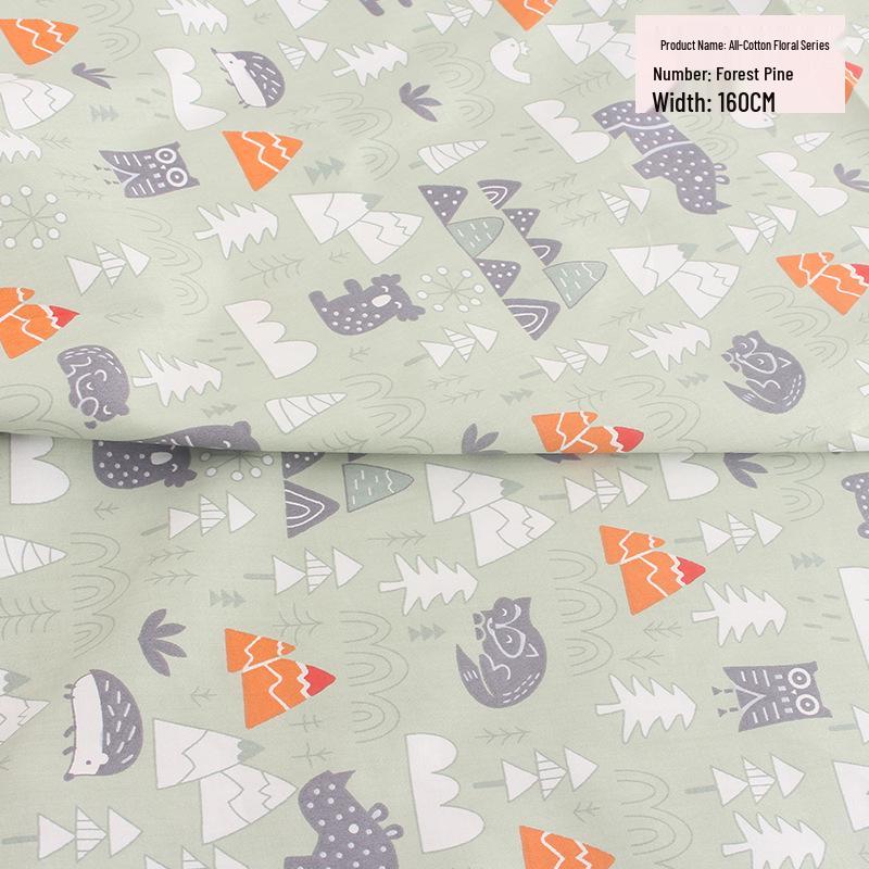 Strictly Selected Floral Print Cotton Twill Fabric for Baby Dress & Kids' Bedding