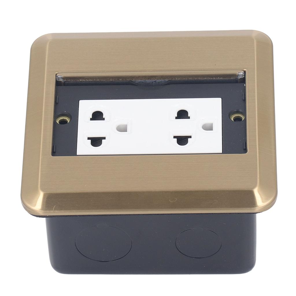 Floor Electrical Outlet Multifunctional Stainless Steel Recessed Concealed Up Outlet AC250V