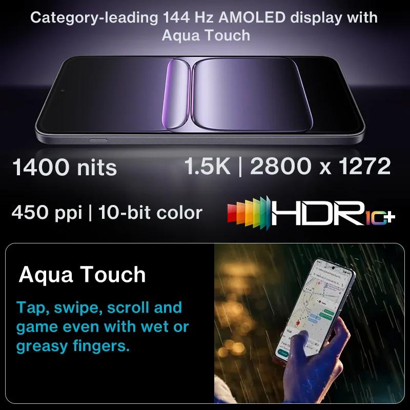 Global Version OnePlus Nord 5 5G Smartphone Snapdragon 8s Gen 3 6.83inches 144Hz AMOLED Screen 50MP Main Camera 80W SUPERVOOC