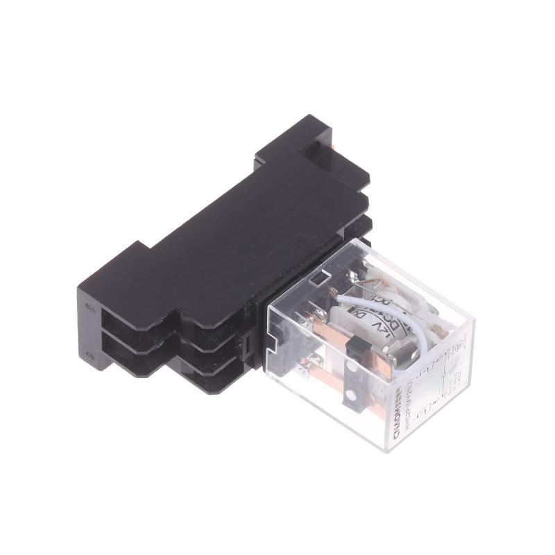 Miniature Coil Generalel Ectromagnetic Intermediate Relay Switch With Base Hh52P Led 12V Dc/220V Ac