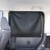 Tsuchiya Yac Car Interior Comfortable and Magnetic Long X Pack of 2 Easy-to-Use Curtains, Black, Medium, 19.9cm 18.9cm Wide, (LS-137)
