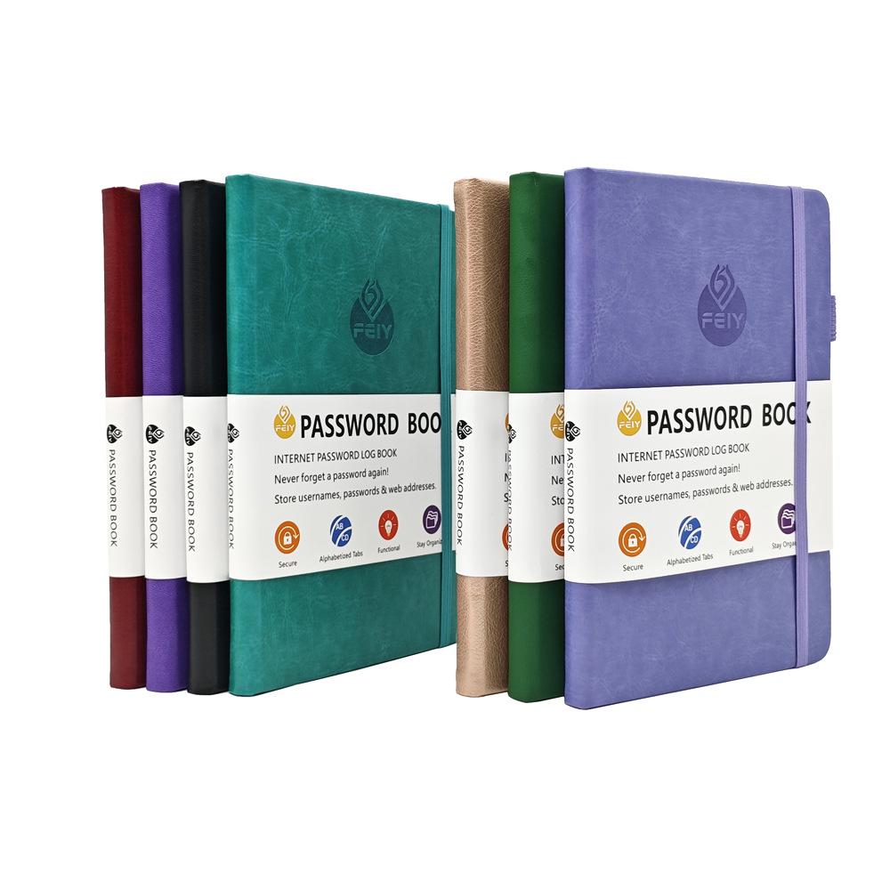 In Stock: English Password, Address & Telephone Book - Cross-border Festival Notebook