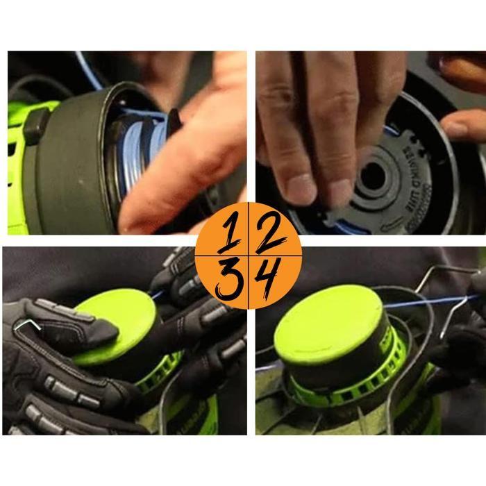 Double Wire Spool - TLP-01 - Compatible with Parkside - Ø 1.65mm - L 2x4m - Pack of 4