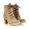 Damenstiefel 2026 Frühling und Herbst Koreanische Version Hohe Absätze Anti-Rutsch-Nieten Große Größen 40-43 Kurzstiefel