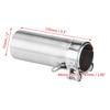 Aramox Exhaust Middle Link Pipe, Motorcycle Exhaust Pipe Exhaust Muffler