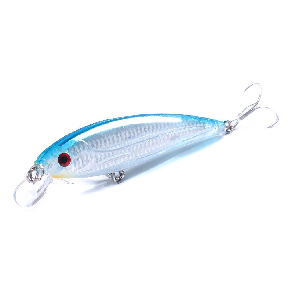 HENGJIA 1 stk 16cm 42g Laser Minnow Fiske Wobbler for Bass Gjedde Abbor Stor Sluk Dykkende Agn med Skarp Krok