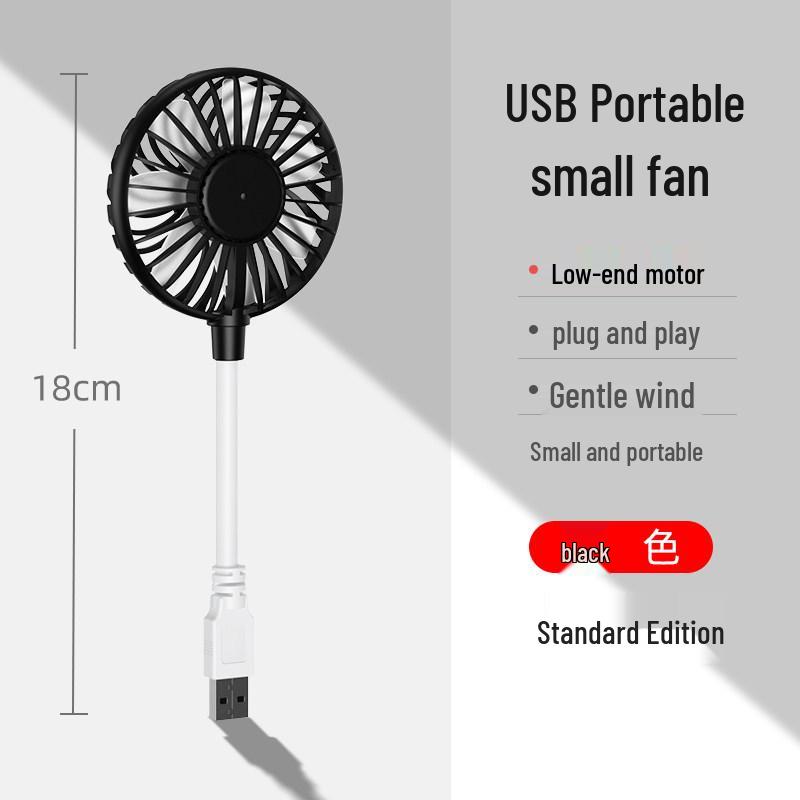 

USB Mini Handheld Fan 2024: Silent, Portable, Direct Plug-in for Outdoor Use 0mAh