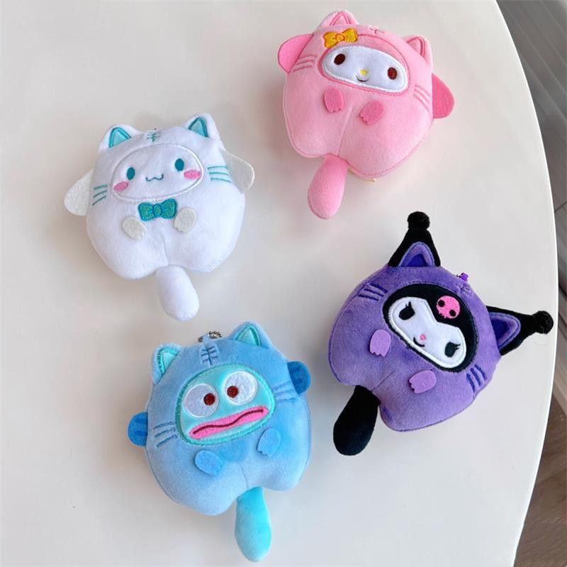 Handmade Sanrio Kuromi Melody Cinnamoroll Plush Doll Pendant For Anime Fans