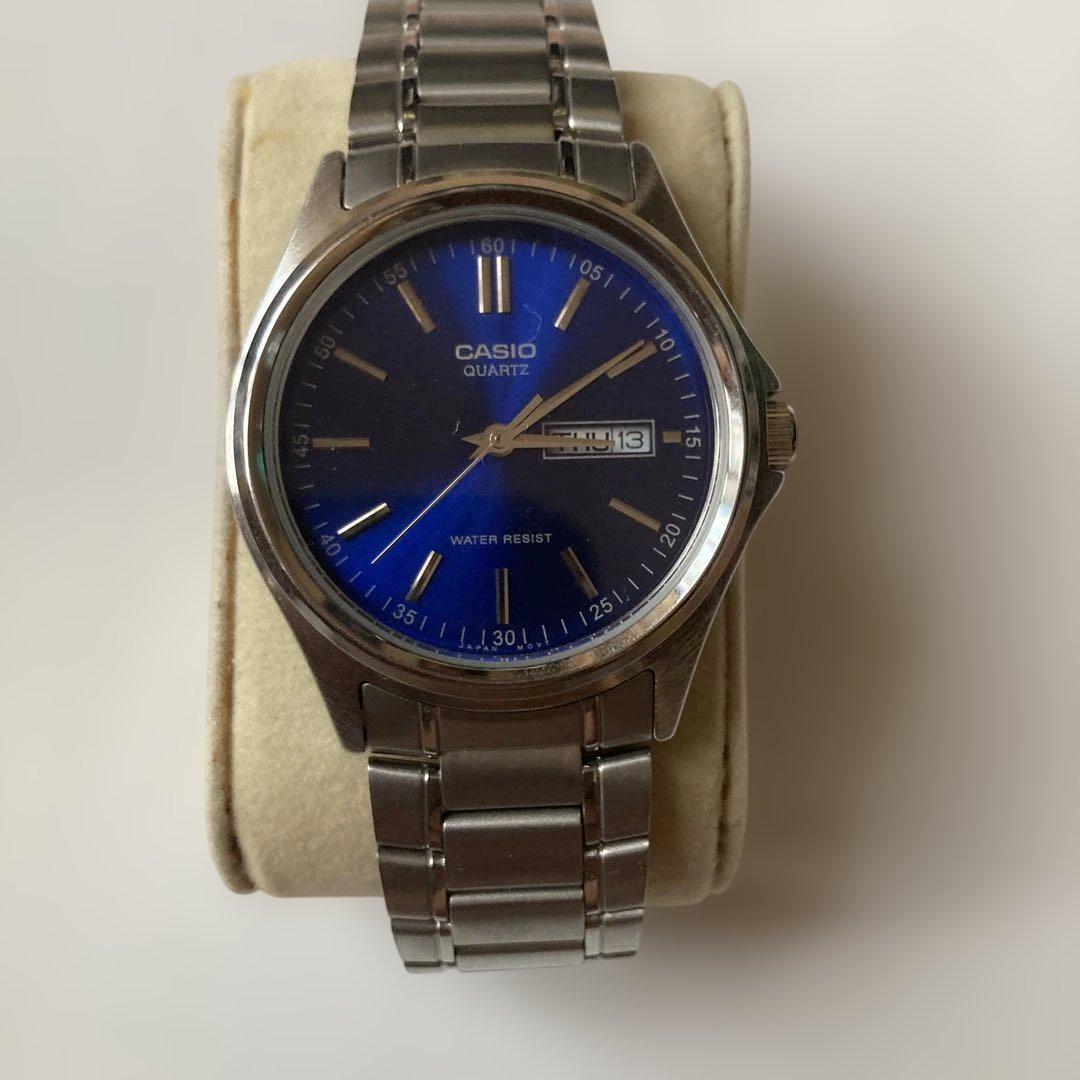 

[USED] CASIO Quartz Blue Dial Watch (without case) () Super ^_^