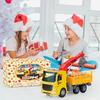 Toy Truck with Crane, Working Vehicle, Construction Vehicle, Storage Truck, and Working Vehicle with LED Lights, Engineering Toy, Vehicle Play, Work V