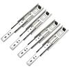 2PCS 5in Mini Short Drawer Slides 35mm Width 3 Section Full Extension Drawer Slides Rail for Cabinets