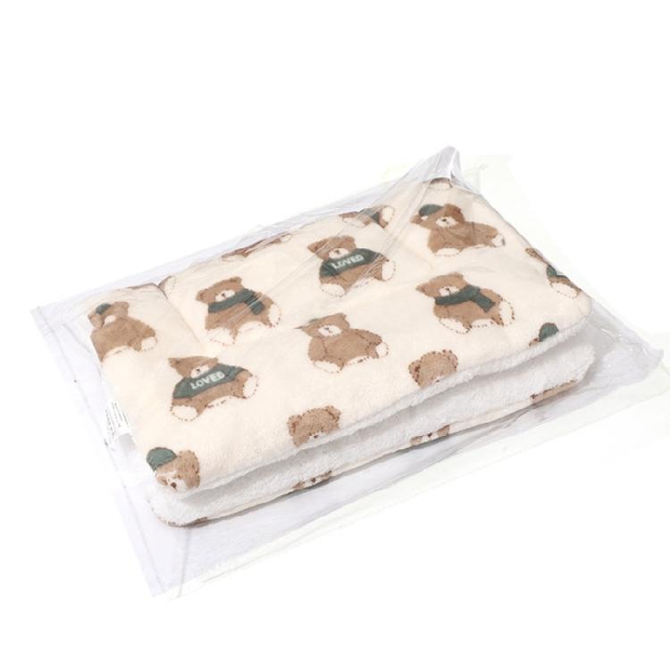 

Furry Dog Blanket Flannel Fleece Pet Blankets for Dog Cats Cute Star Print 1