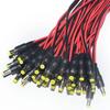 10pcs/Lot Male Female Plug 12V Dc Power Pigtail Cable Jack For Cctv Camera Connector Tail Extension DC Wire