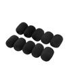 Set of 5 Microphone Sponges, Loudspeaker Noise Reduction Microphone Sponges, Headset Intercom Microphone Windscreen Covers, 12mm Inner Diameter, High-