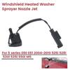 2X Windshield Heated Washer Sprayer Nozzle Jet 61667046060 for -BMW 5 Series E60 E61 2004-2010 525I 528I 530I 535I 550I