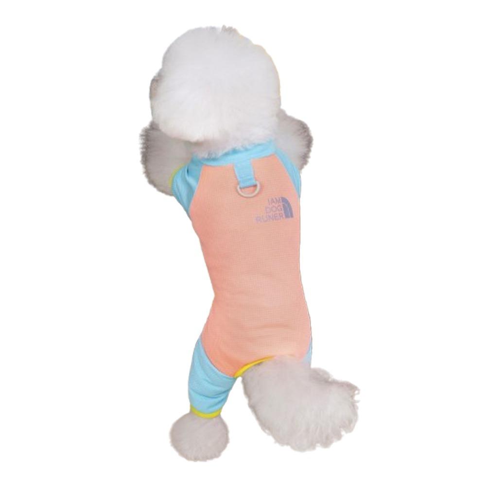 

Spring Summer Pet Dog T-shirt Four Legged Pet Clothes Pet Costumes Pet Pullover Pet Supplies рожевий червоний колір