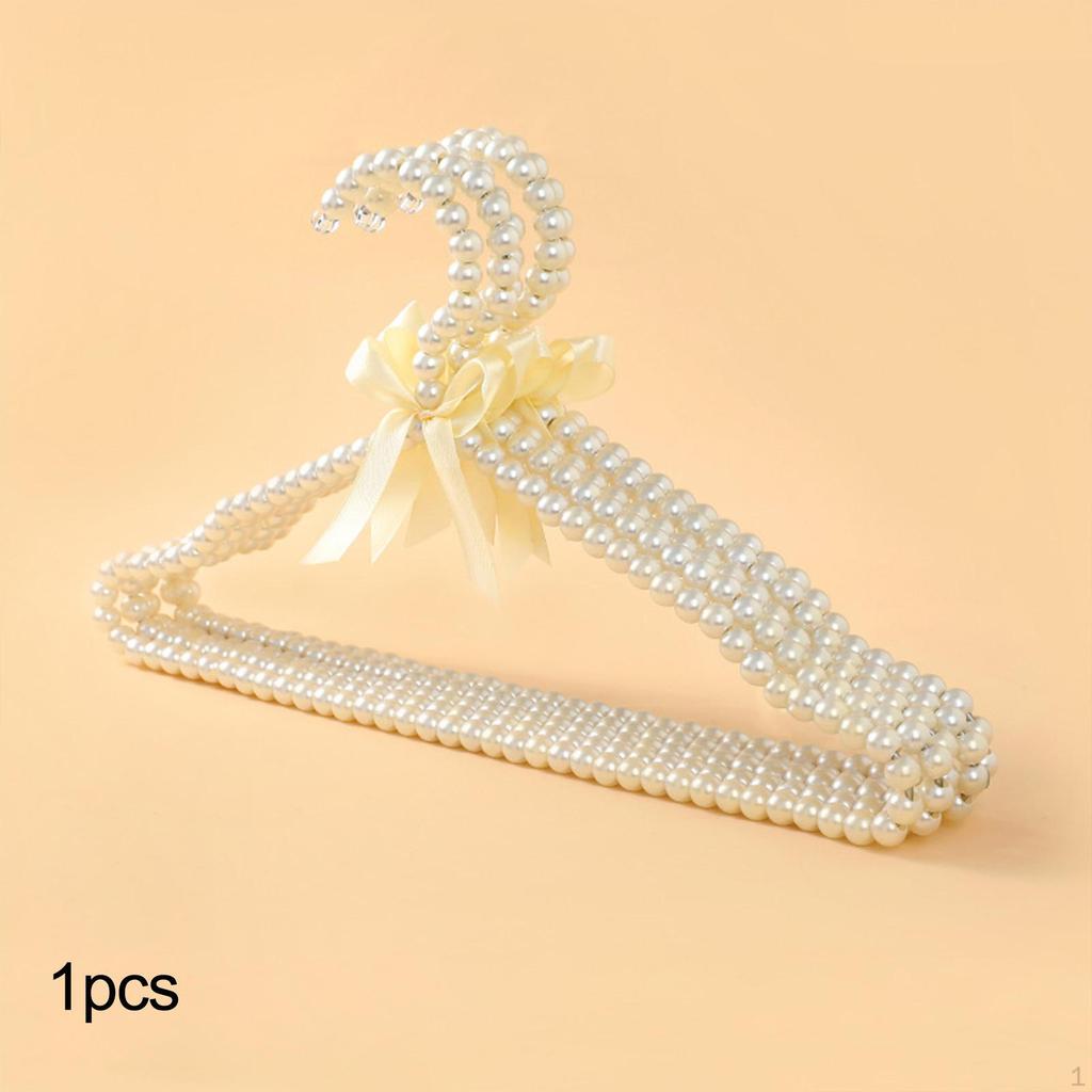 Beaded Clothes Hangers, Bowknot , Decorative Hangers for Kids Baby