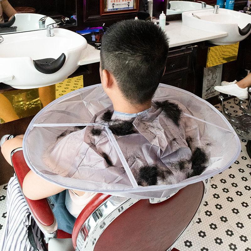 Haarschneideumhang Regenschirm Umhänge Schneideumhang Wickel Haarrasier-Schürze Friseurkittel Abdeckung Haushalts-Frisierumhang Abdeckung