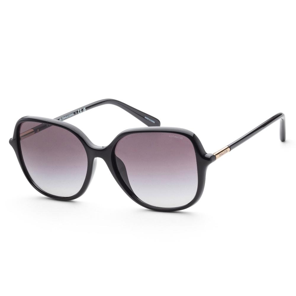 

Coach Women s 55mm Black Sunglasses black