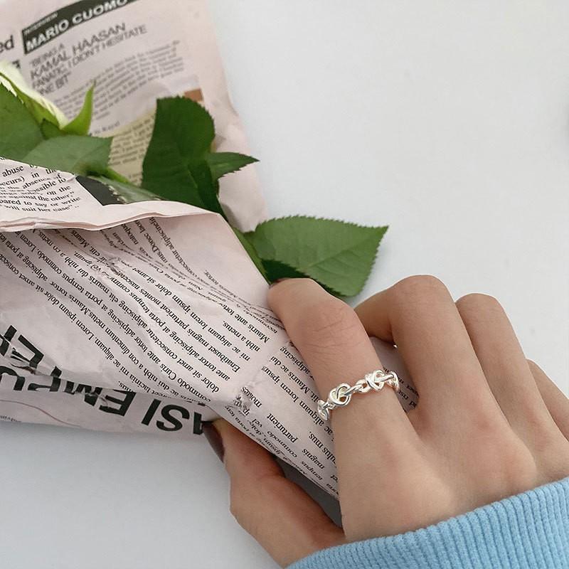 Finger Unique Copper Ring For Women In Trendy Ins Style With Adjustable Fit