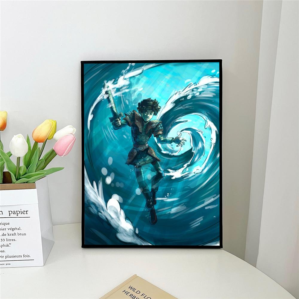 1ks Samolepící umělecký plakát Percy Jackson Nálepka na vodotěsný papír Coffee House Bar Pokojová nástěnná dekorace