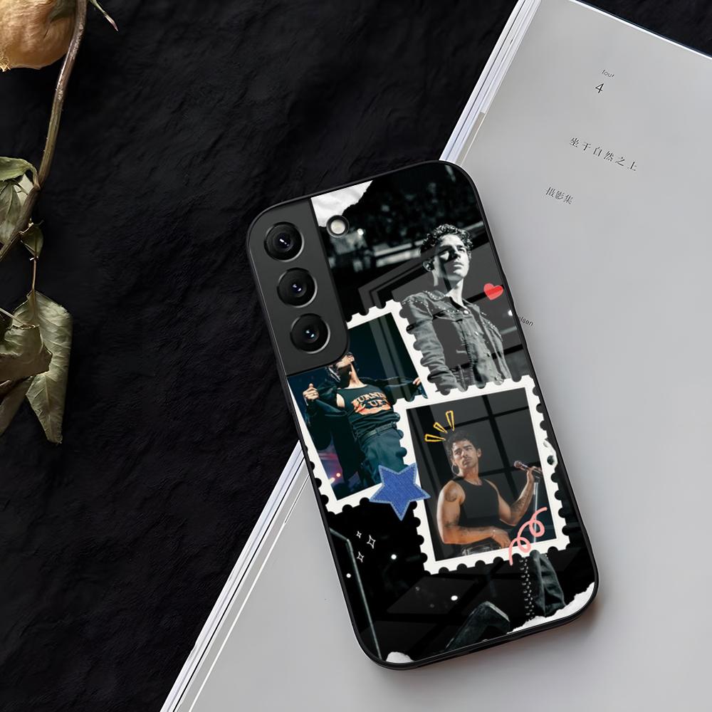 Singer Jonas B-Brothers Phone Case Glass For Samsung Galaxy S26 S21 S25 S22 S20 S24 S23 Ultra Fe Plus A16 A34 A54 A24 Coque