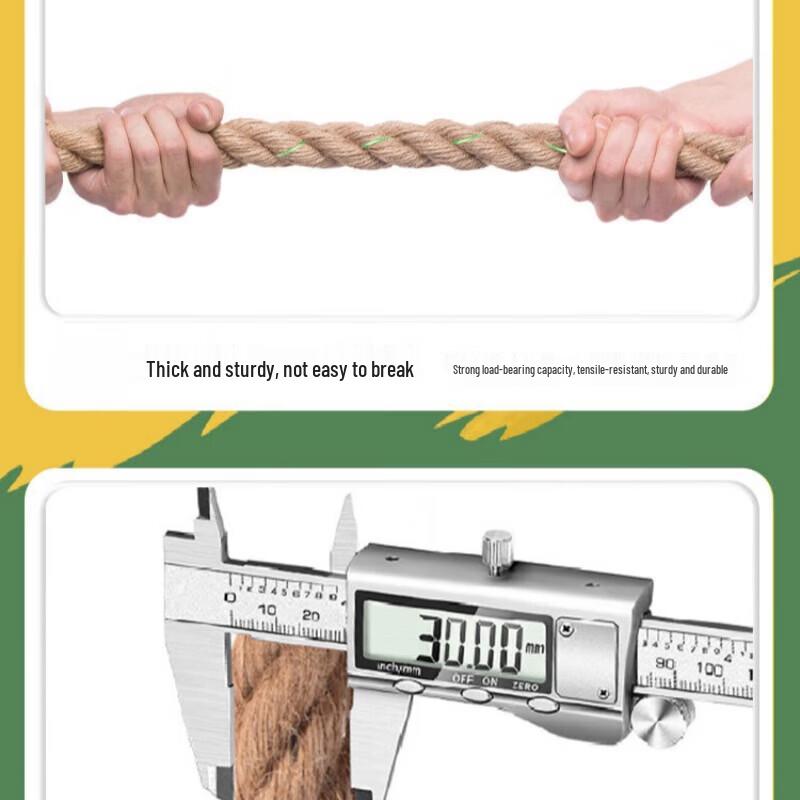 ZLIII Outdoor Tug-of-War Hemp Rope