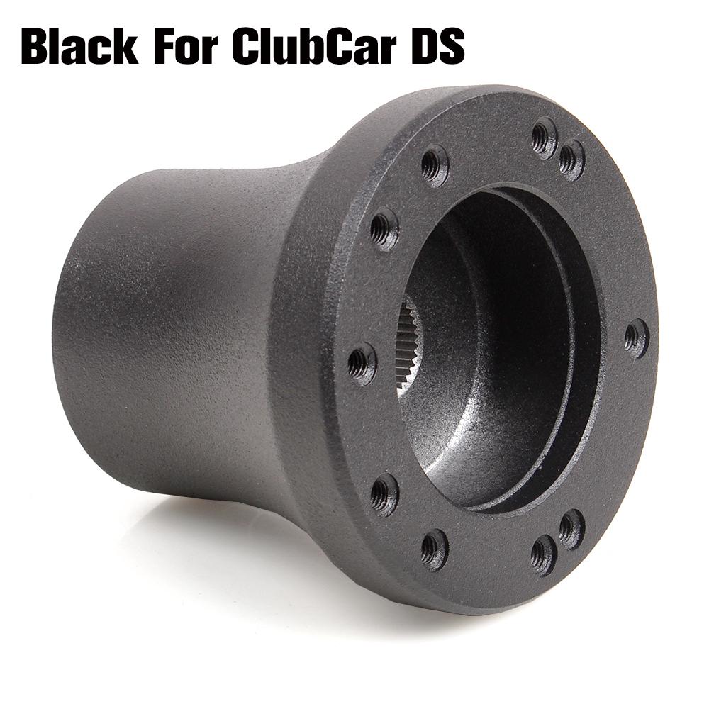 Golf Cart Teering Wheel Adapter 5/6 Holes Steering Wheel Adapter For Club Car DS Club Car Precedent Golf Car Parts Accessories Black For ClubCar DS