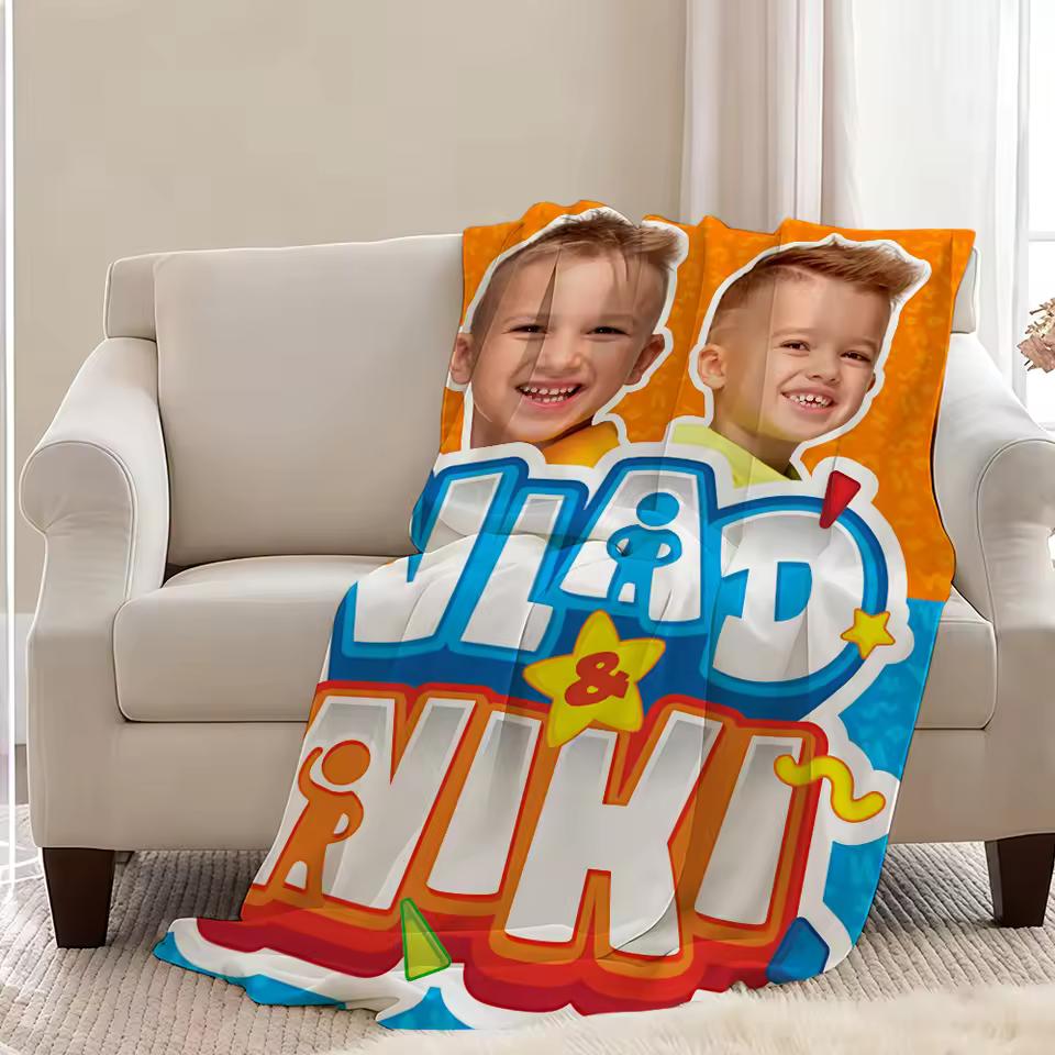 Decke Überwurf Super V-Vlad Gemütlich Und Flauschig Wohnzimmer Sofa Couch Kindlich N-Niki Geburtstagsgeschenke