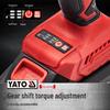 YATO 18V Brushless Cordless Impact Wrench 850Nm CN Plug (adapter Included)
