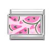Y2K Pink Series Girls' Eye Rabbit Star Butterfly Cherry Italian Charm Links Fit 9MM Stainless Steel Bracelet DIY Making Jewelry