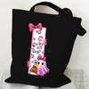 Halloween personalized print student canvas bag tutoring bag 26 letters fashion shoulder bag women large capacity
