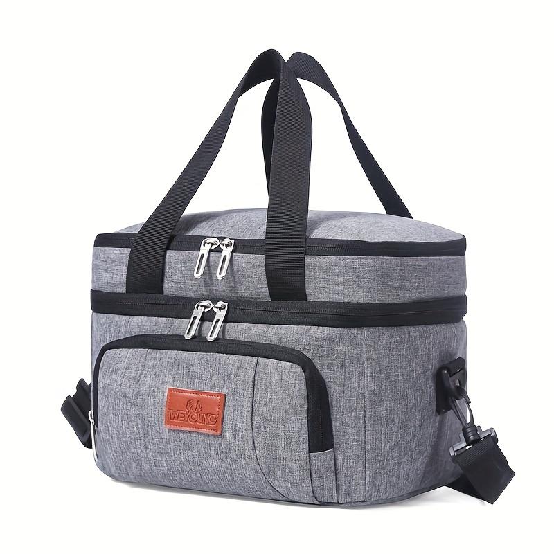 Oxford-Stoff Isolierte Tasche Mehrzweck-Isolierte Tasche Mehrzweck-Brotdosen-Tasche Praktische Snacktasche Lebensmitteltasche Tragbare Isolierte Tasche Lebensmittel