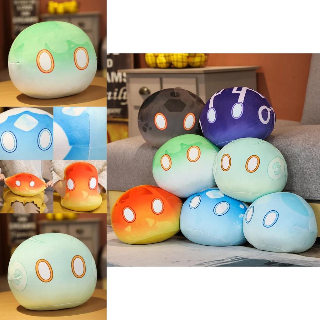 Genshin Impact Slime Theme Adorable Plush Dolls Perfect Kids Gift Cartoon Pillow