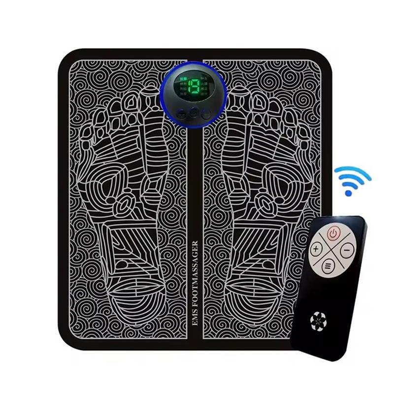 Electric EMS Foot Massager Pad Electrical Muscle Stimulation Foot Massager USB Charging Portable Foldable Massage Mat