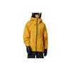 Adidas Terrex Techrock 3-Layer Post Consumer Nylon Rain.Rdy Jacket Loose Letter Print Hooded Long Sleeve Jacket Men Jacket Yellow IB1086