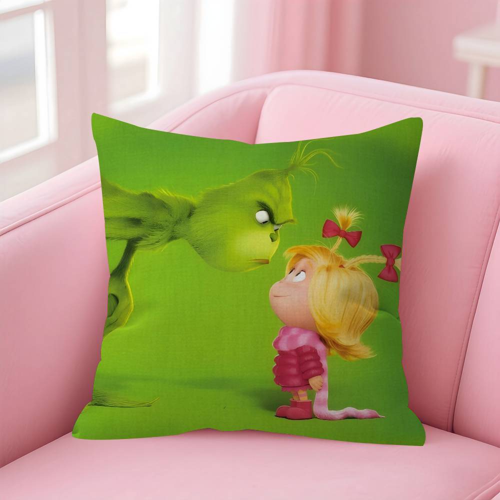 Movie The classic GGrinches Personalized Pillow Cover Kids Bedroom Wild Party Decor Pillowcase kid Birthday shower Gift