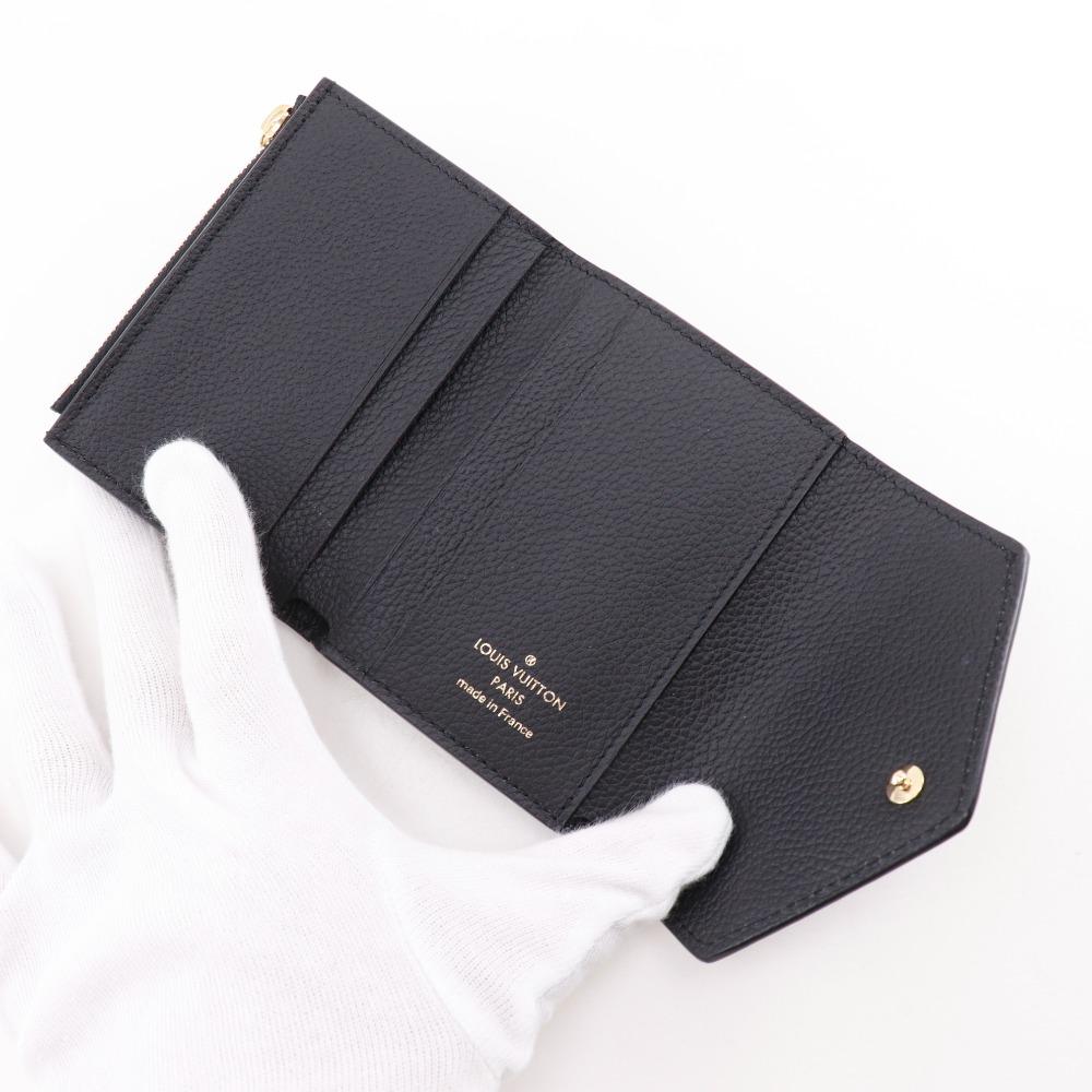 LOUIS VUITTON Monogram Unplant Tri-fold wallet M62935 Portefeiulle Zoe Ann Platt Noir Monogram Ann Platt Women Used