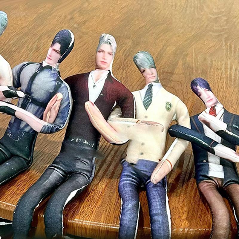 Love And Deepspace Cosplay Doll Xavier Zayne Rafayel Sylus Cosplay Plush Cotton Doll Slender Twistable Shape Stuffed Doll Toy