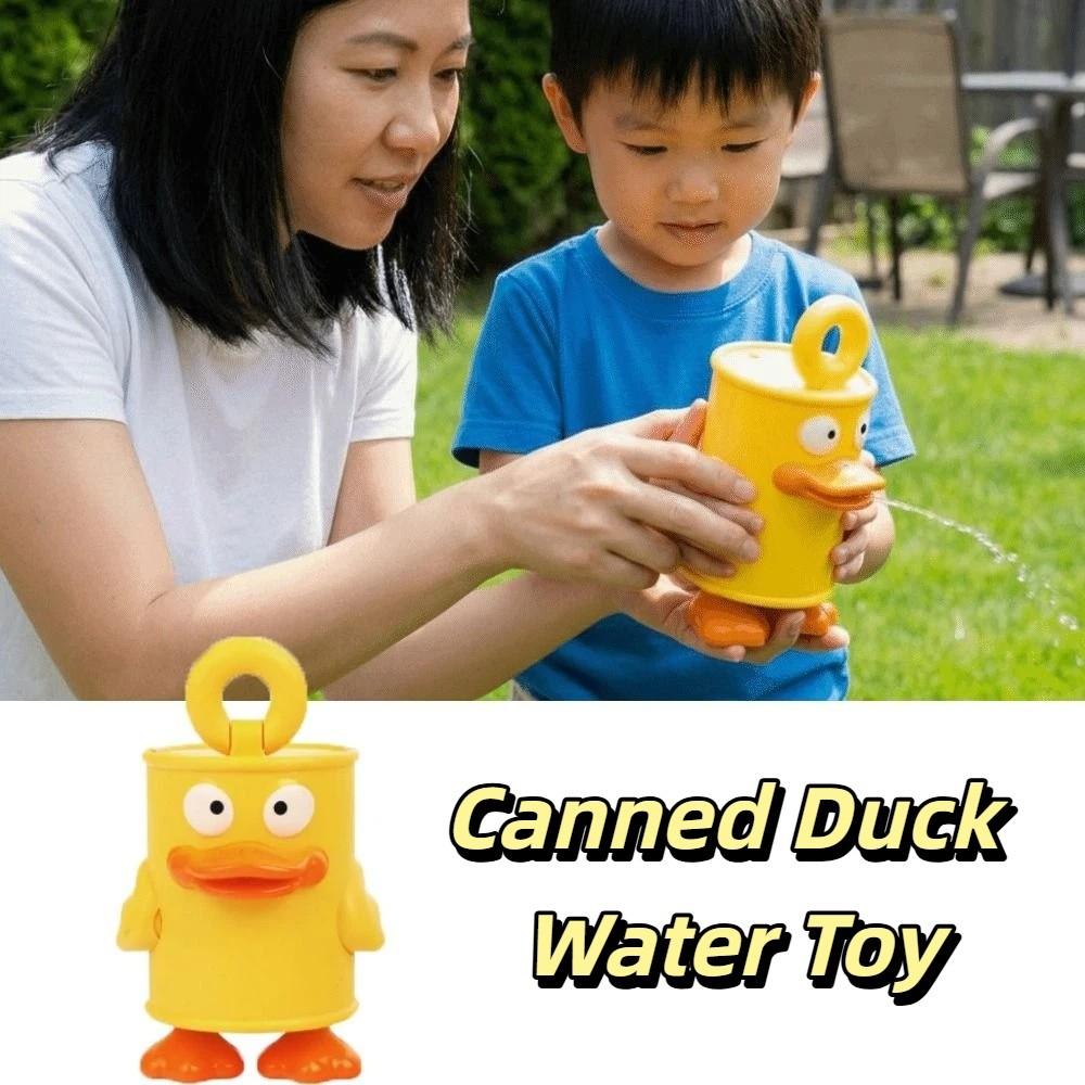 Tin Can Water Spray Toy Plush Material Beach Water Fight Duck Water Toy  Outdoor Swimming Pool