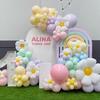 Macaron Daisy Flower Balloon Set for Birthdays & Events