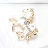 Retro Enamel Rhinestone Horse Brooch Chinese Style Animal Lapel Pins Zodiac Pin  Women Accessories