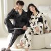 Couple Pajamas Pure Cotton Long-Sleeved Women'S Cute Men Can Wear Loungewear Suit