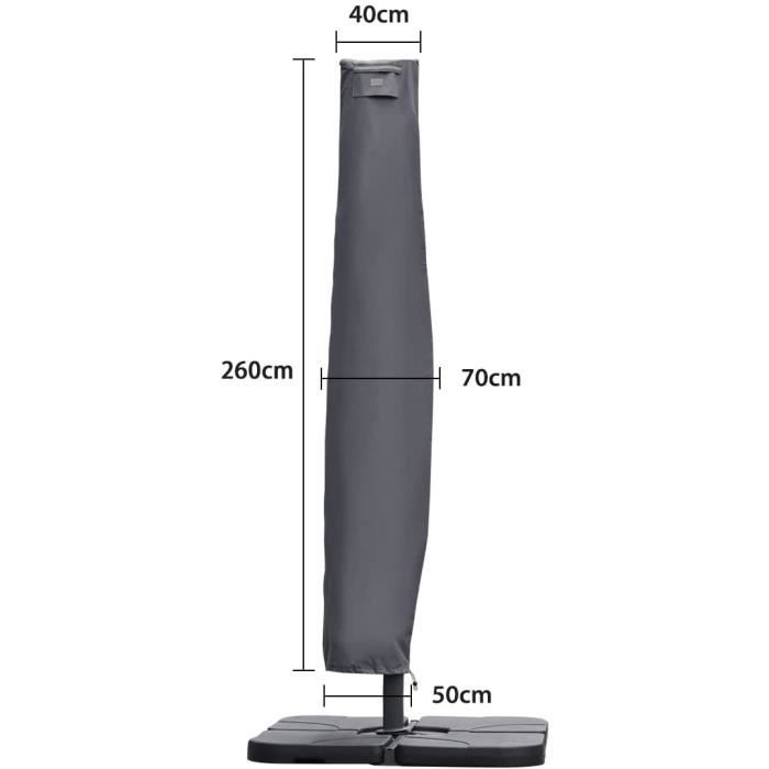 Sekey Housse de Protection pour Parasol