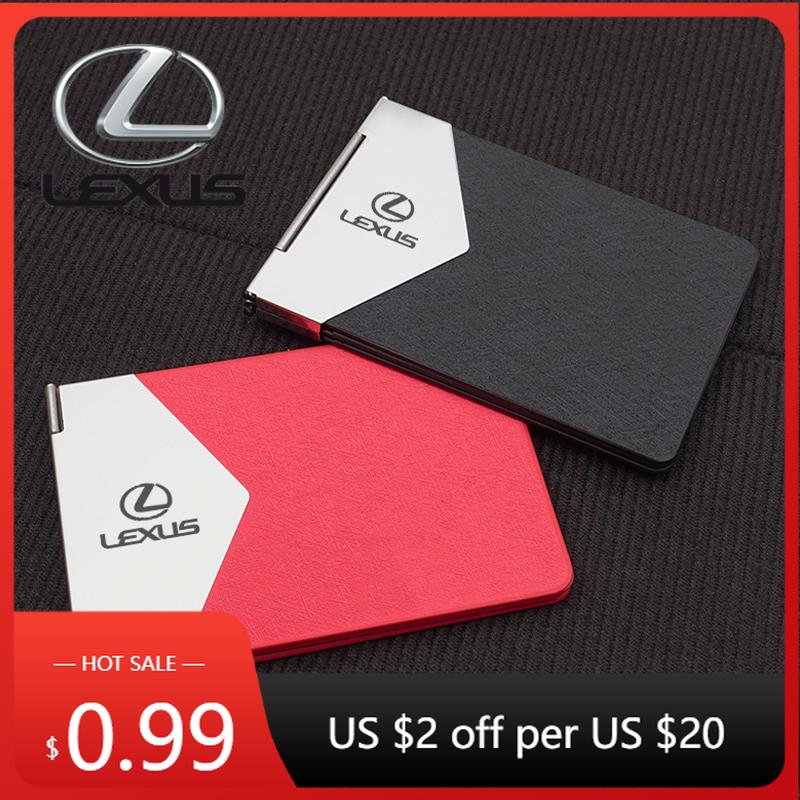 Interior Stickers Car Driver License Bag Leather Credit Card Holder Cover For Lexus RX330 IS250 Ct200h ES300h RX350 IS300h NX300