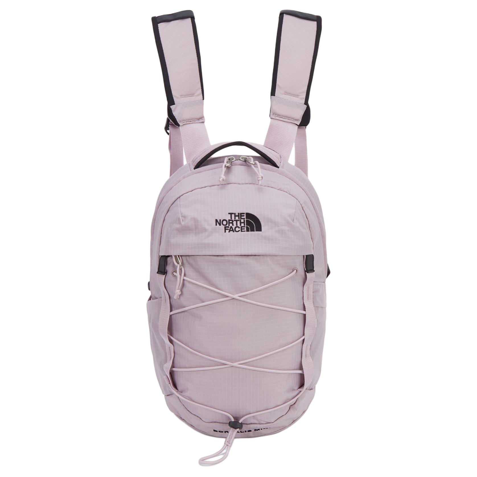 The North Face Men's Light/Purple Borealis 8L Simple Versatile Logo Embroidered Printed Zipper Closure Backpack Unisex Backpack - Nm2dr06c