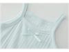 Children's 100% Cotton Jacquard Sleeveless Pajamas – Unisex, 2-Piece Set