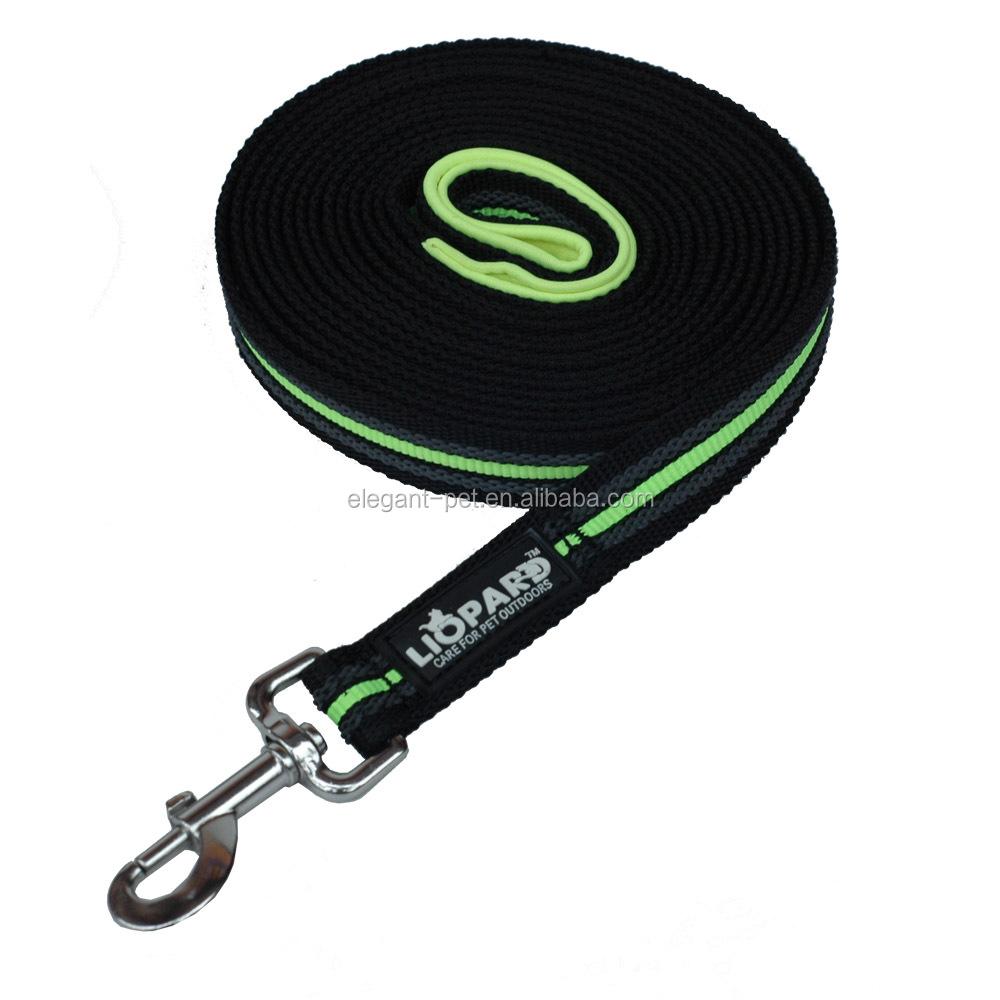 Wholesale Nylon Dog Training Lead Anti-slip Walking Rope Dog Leash (as the picture,2.0*300cm)