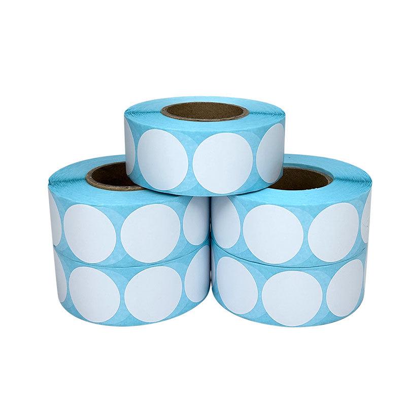 Customizable 30mm Round Thermal Self-Adhesive Sealing Stickers, 1000 Pieces.